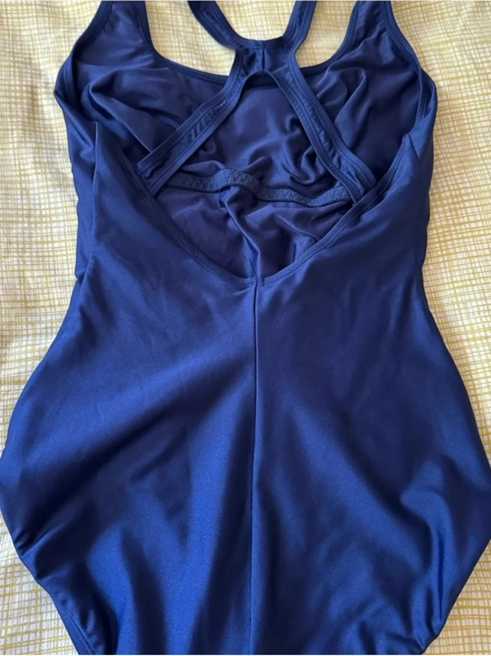 Speedo Navy Blue Performance One-Piece Swimsuit